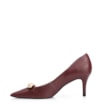 Scarpin Couro Vinho - imagem 5