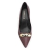 Scarpin Couro Vinho - imagem 6