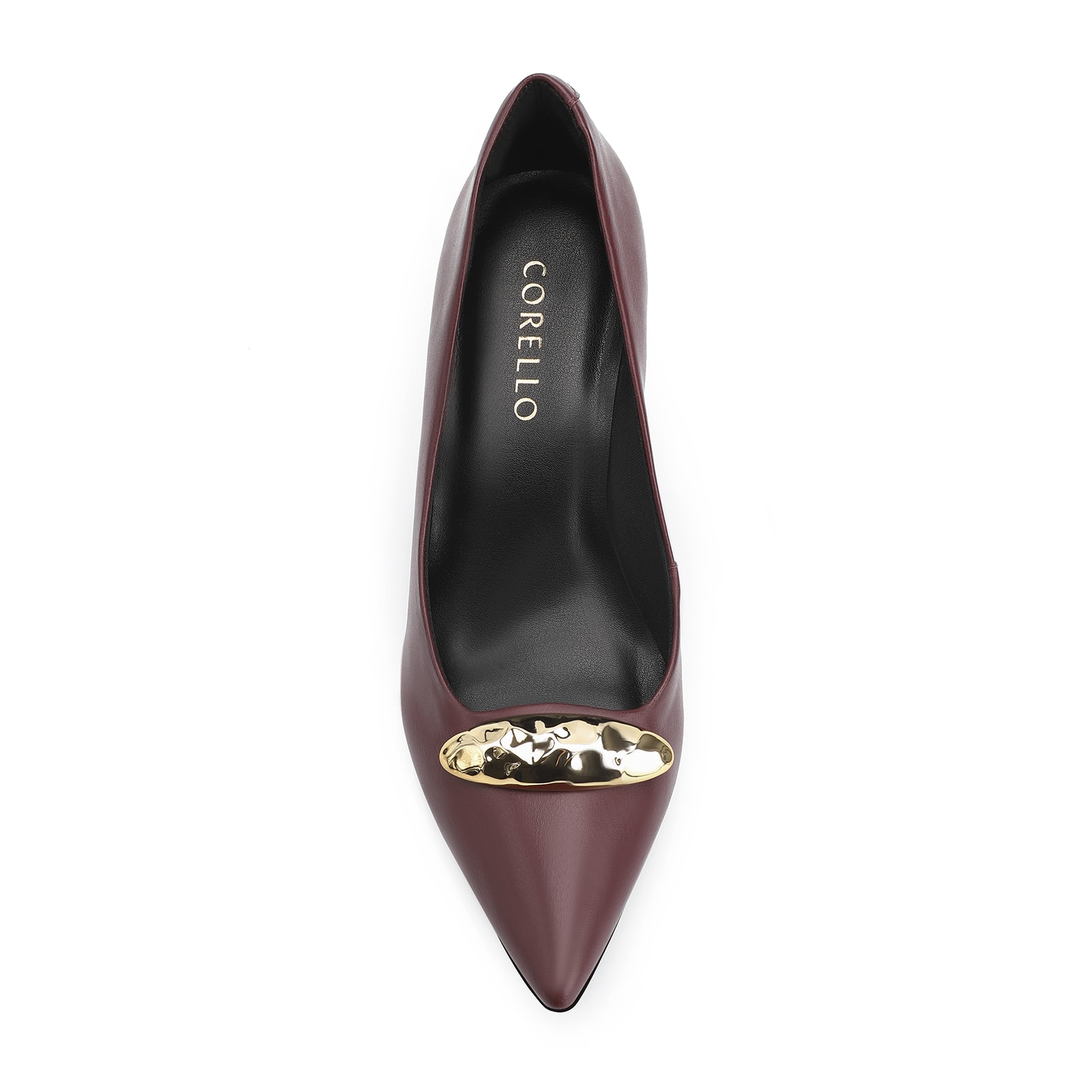 Scarpin Couro Vinho