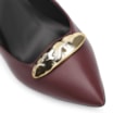 Scarpin Couro Vinho - imagem 7