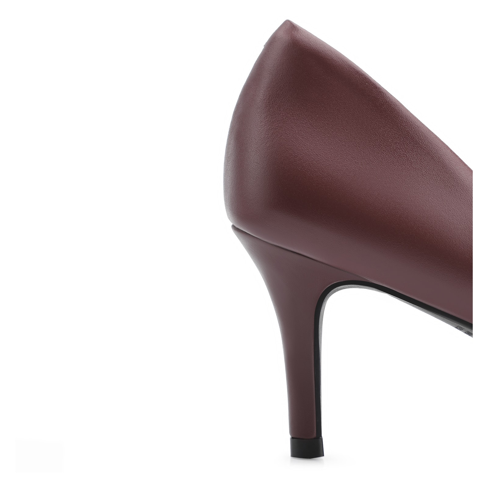 Scarpin Couro Vinho