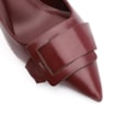 Scarpin Couro Vinho - imagem 7