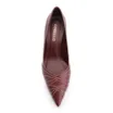 Scarpin Couro Vinho - imagem 5