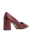 Scarpin Couro Vinho - imagem 3