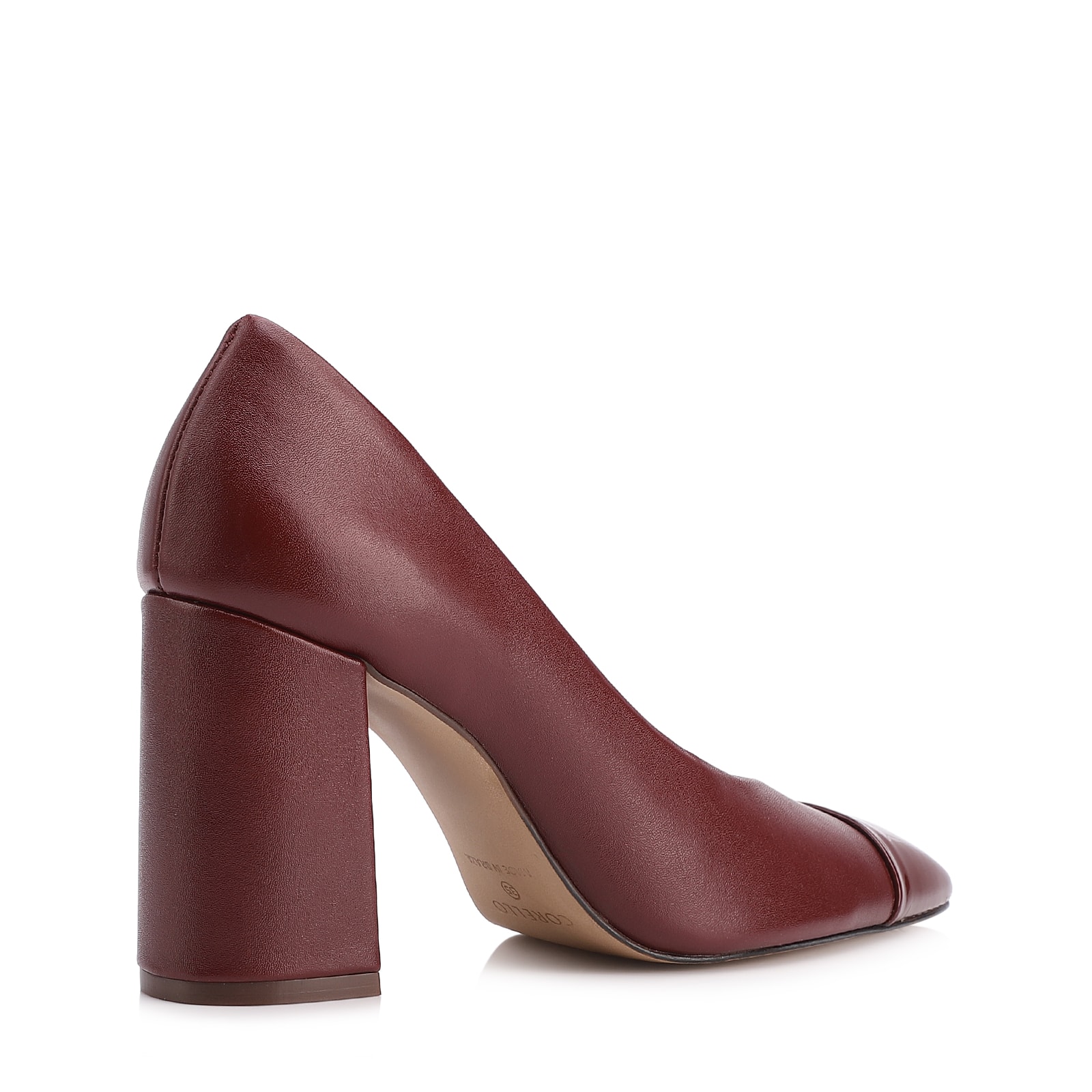Scarpin Couro Vinho /Alt Verniz Vinho