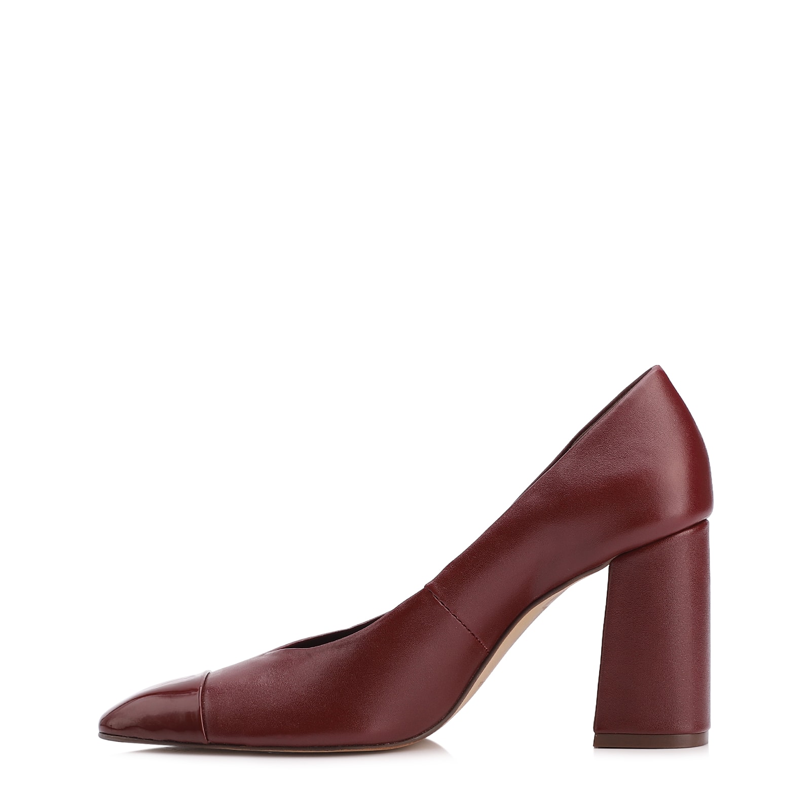 Scarpin Couro Vinho /Alt Verniz Vinho