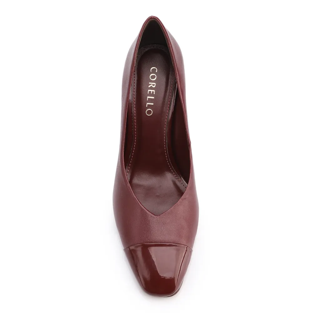 Scarpin Couro Vinho /Alt Verniz Vinho - imagem 5