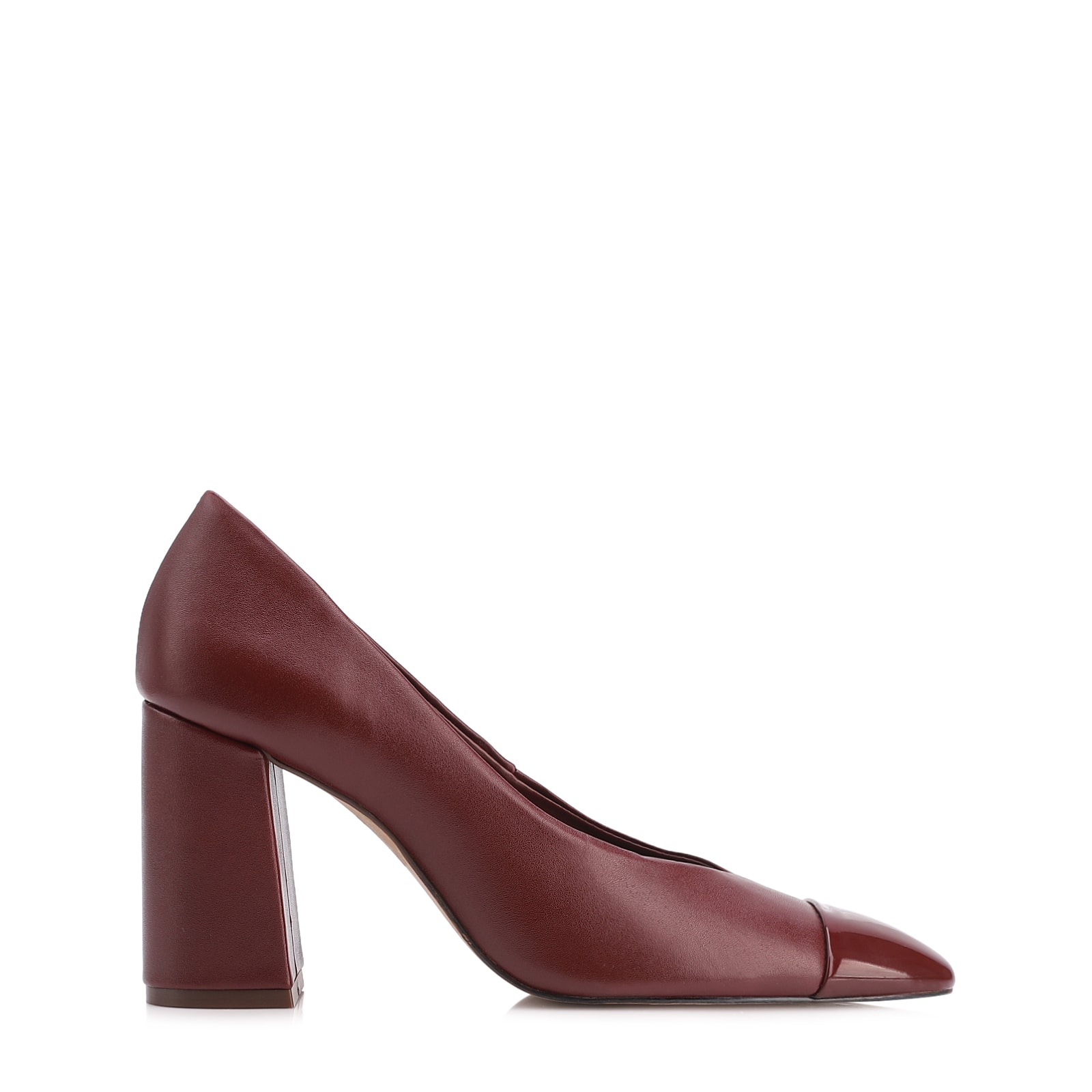 Scarpin Couro Vinho /Alt Verniz Vinho