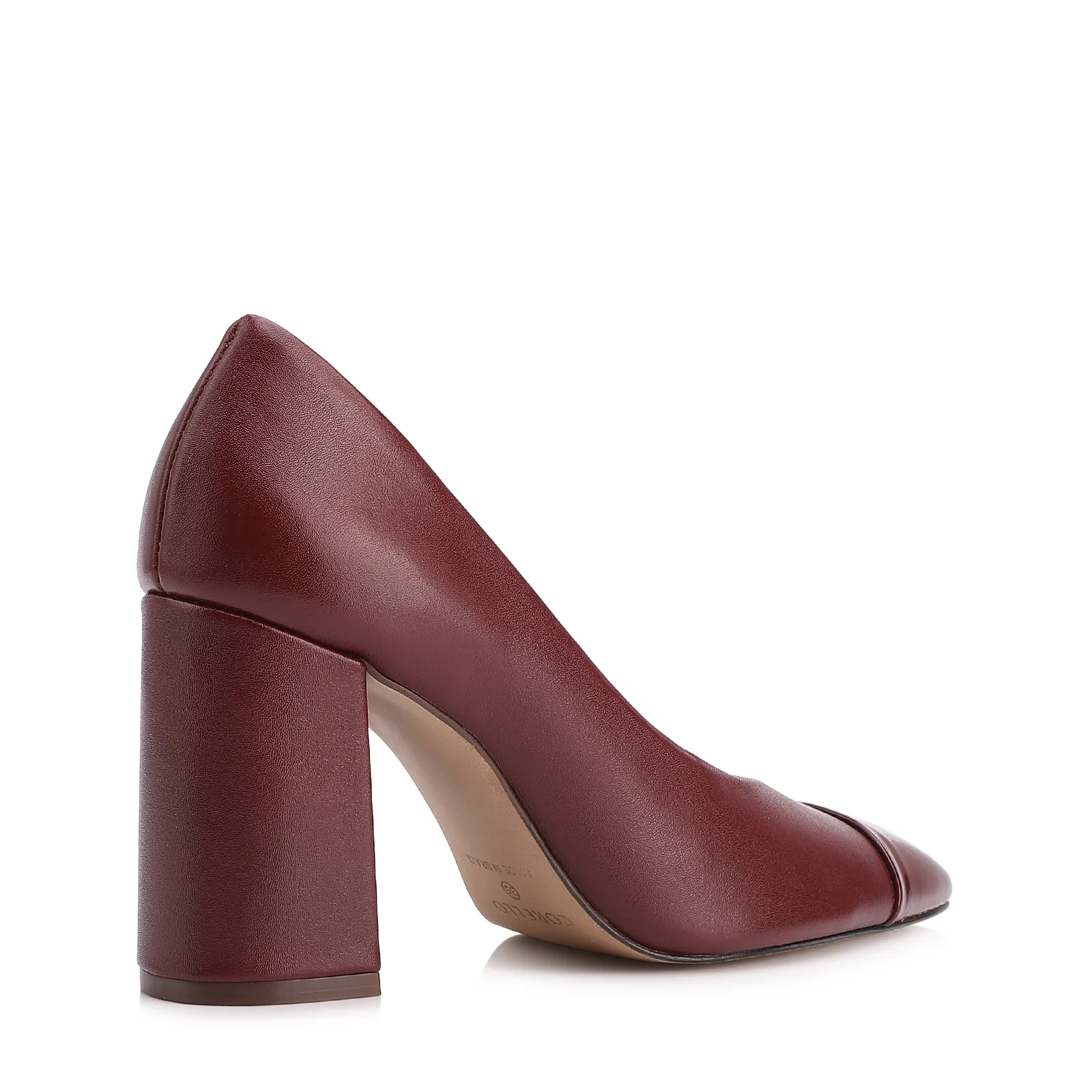 Scarpin Couro Vinho /Alt Verniz Vinho