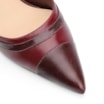 Scarpin Couro Vinho/Couro Vinho Escuro - imagem 6
