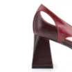 Scarpin Couro Vinho/Couro Vinho Escuro - imagem 7