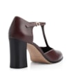 Scarpin Couro Vinho Escuro - imagem 3