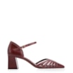 Scarpin Couro Vinho/Verniz Vinho - imagem 2