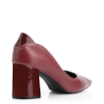 Scarpin Couro Vinho/Verniz Vinho - imagem 4