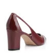 Scarpin Couro Vinho/Verniz Vinho - imagem 3