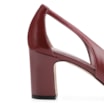 Scarpin Couro Vinho/Verniz Vinho - imagem 7