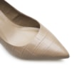 Scarpin Croco Bege - imagem 6