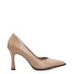 Scarpin Croco Couro Bege - imagem 3