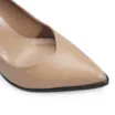 Scarpin Croco Couro Bege - imagem 7