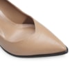 Scarpin Croco Couro Bege - imagem 7