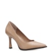Scarpin Croco Couro Bege - imagem 1