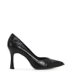 Scarpin Croco Couro Preto - imagem 3