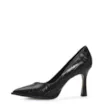 Scarpin Croco Couro Preto - imagem 5