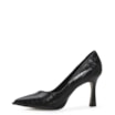 Scarpin Croco Couro Preto - imagem 5