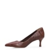 Scarpin Croco Marrom Escuro - imagem 4