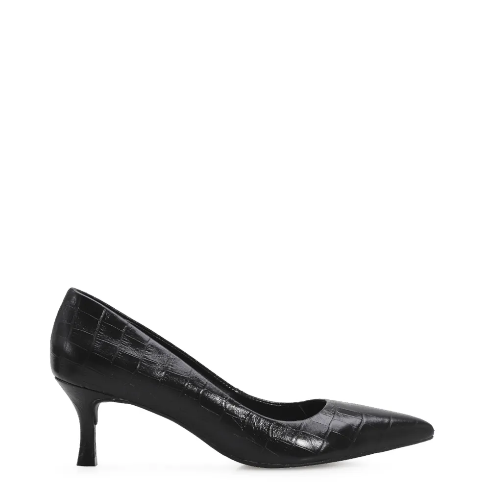 Scarpin Croco Preto - imagem 3