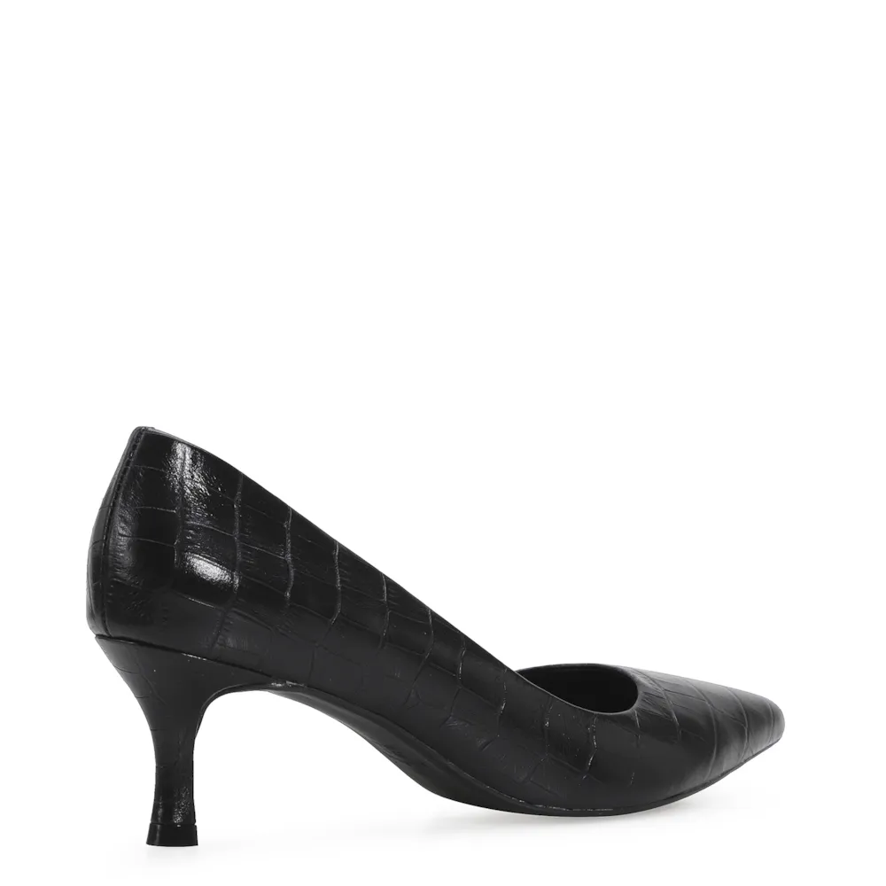 Scarpin Croco Preto - imagem 4