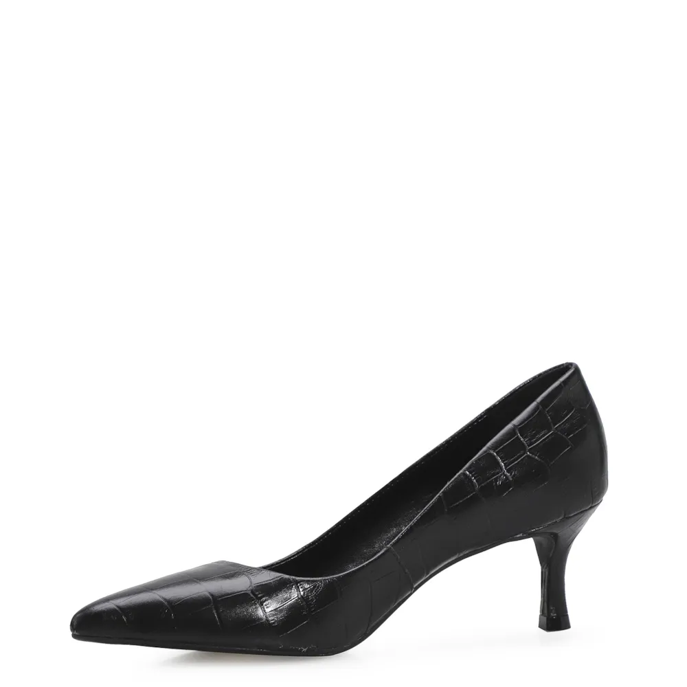 Scarpin Croco Preto - imagem 5