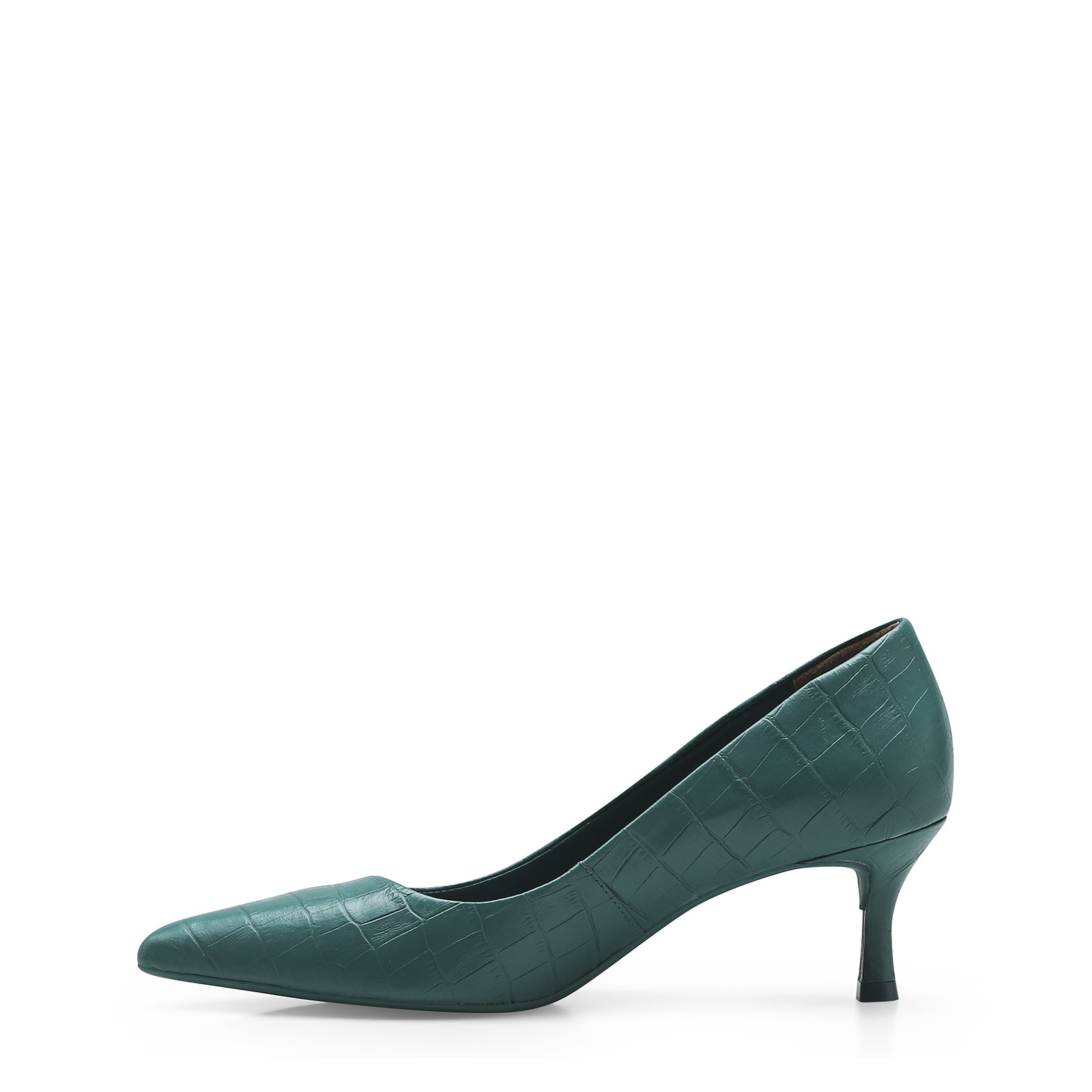 Scarpin Croco Verde