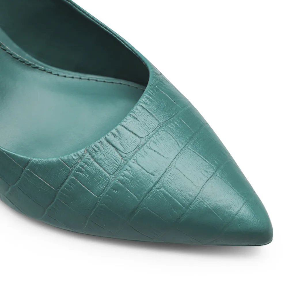 Scarpin Croco Verde - imagem 6