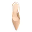 Scarpin Esfera Couro Nobuck Bege - imagem 5