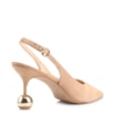 Scarpin Esfera Couro Nobuck Bege - imagem 3