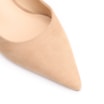 Scarpin Esfera Couro Nobuck Bege - imagem 6
