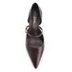 Scarpin Esfera Couro Vinho Escuro - imagem 5
