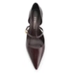 Scarpin Esfera Couro Vinho Escuro - imagem 5