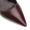 Scarpin Esfera Couro Vinho Escuro - imagem 6