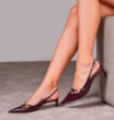 Scarpin Esferas Couro Vinho Escuro - imagem 2