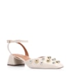 Scarpin Esferas Verniz Off White - imagem 1