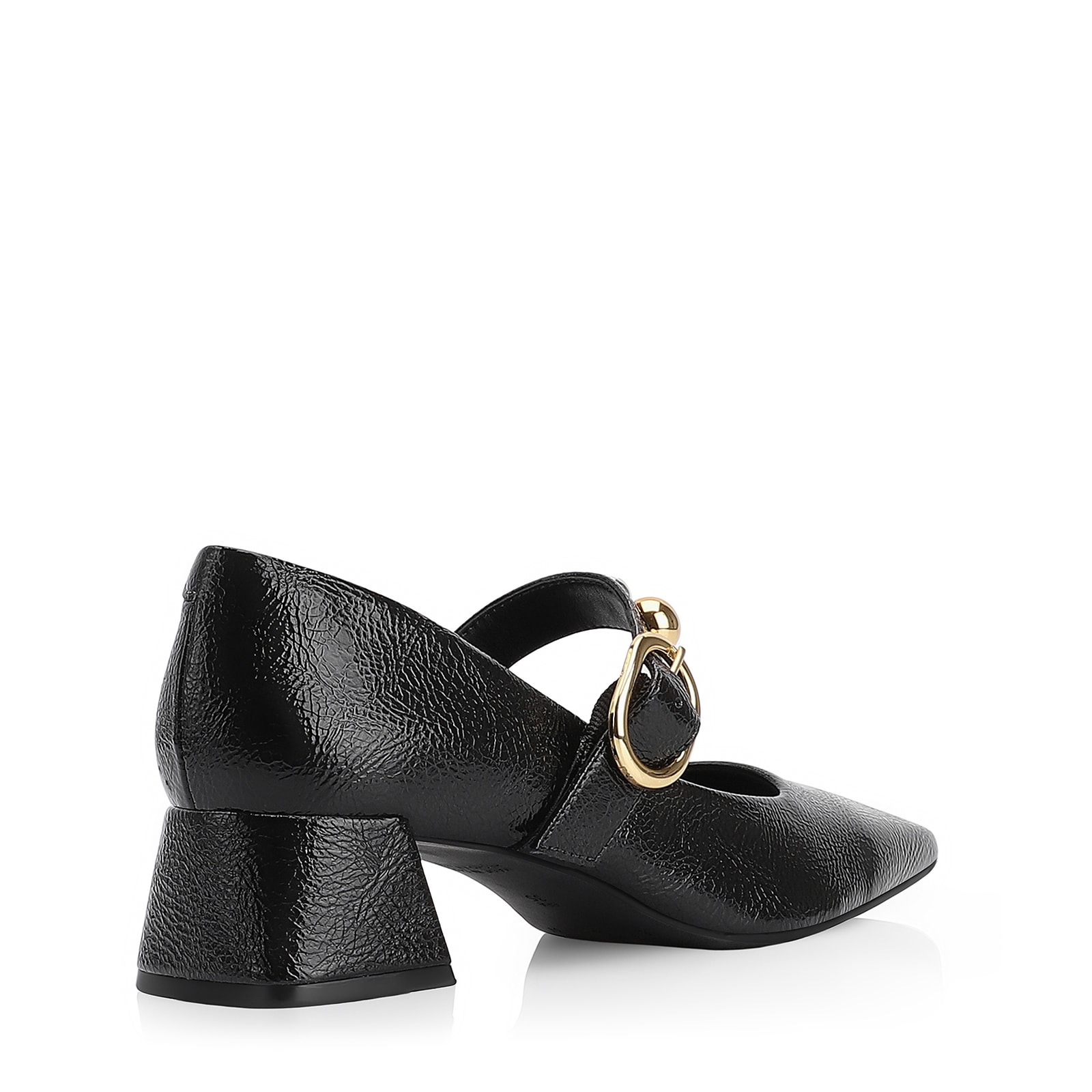 Scarpin Esferas Verniz Preto