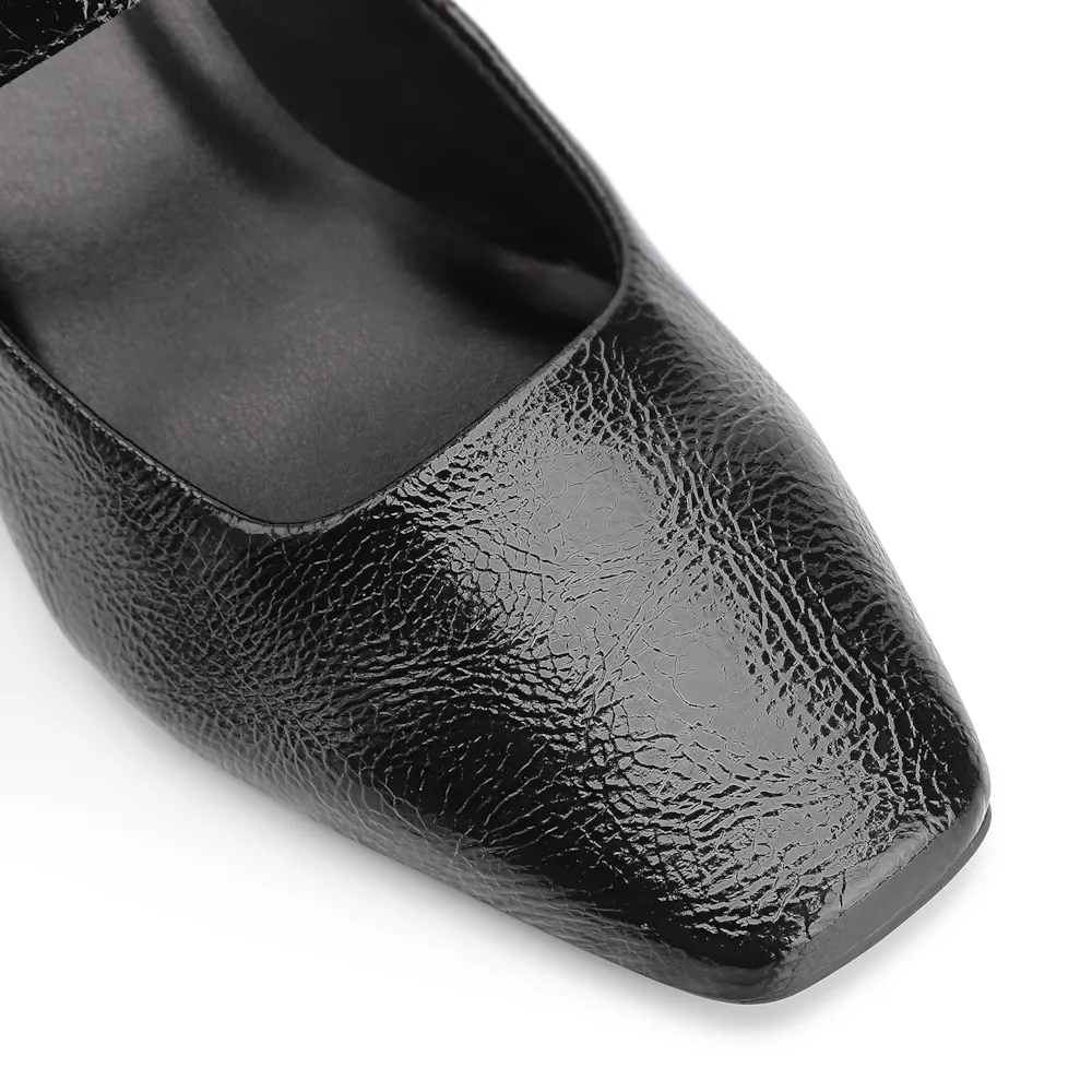 Scarpin Esferas Verniz Preto - imagem 7