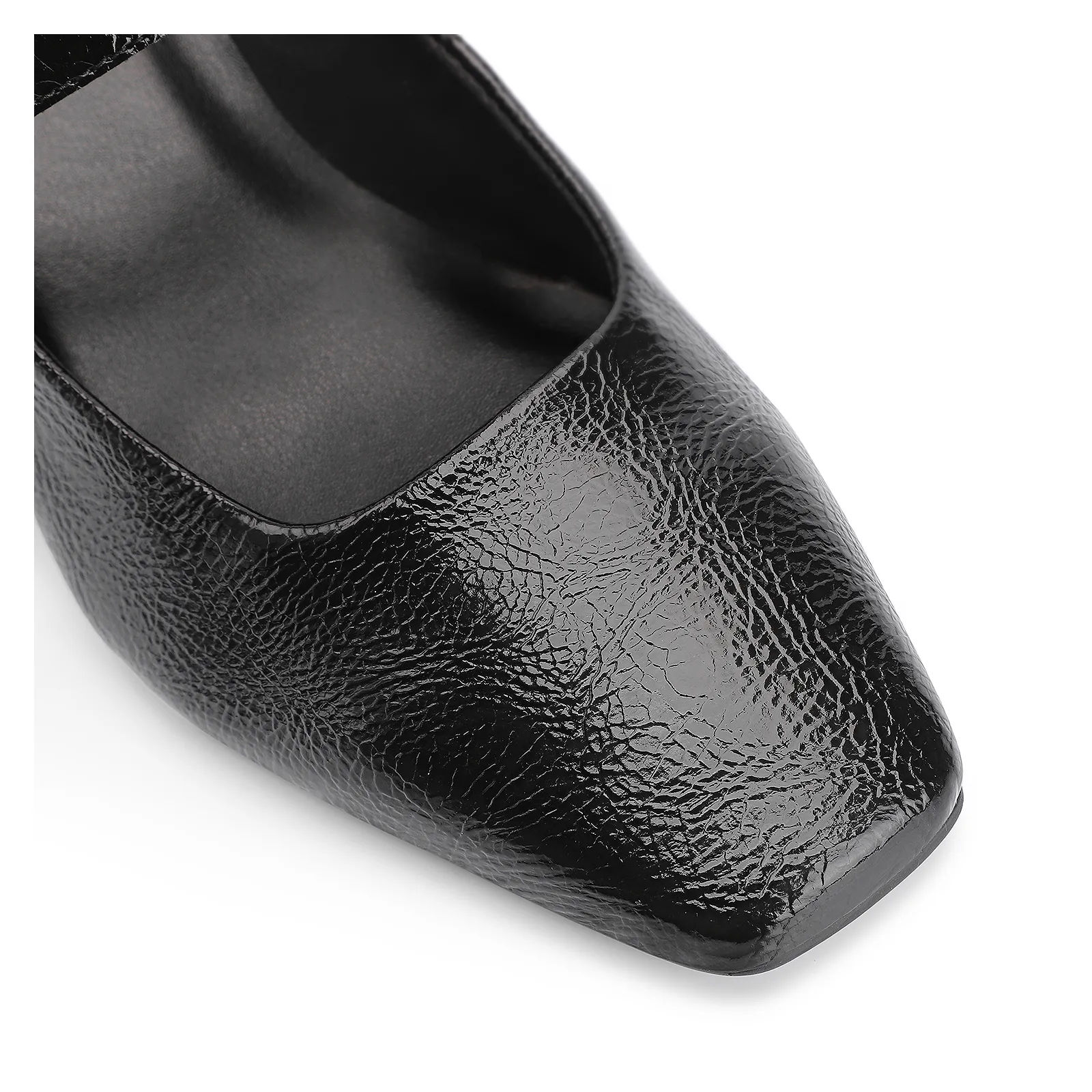 Scarpin Esferas Verniz Preto