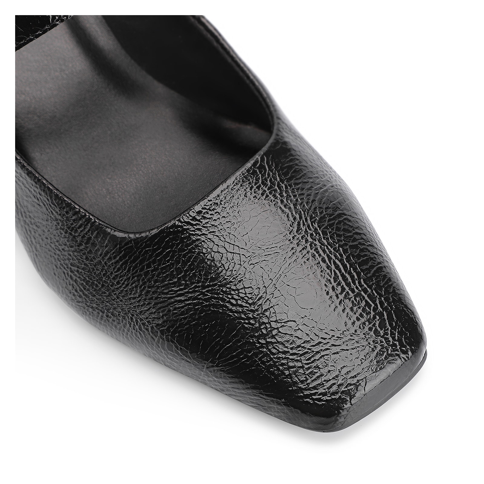 Scarpin Esferas Verniz Preto