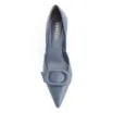 Scarpin Fivela Couro Azul - imagem 5