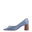 Scarpin Fivela Couro Azul - imagem 4
