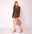 Scarpin Fivela Couro Bege - imagem 9
