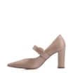 Scarpin Fivela Couro Bege - imagem 5
